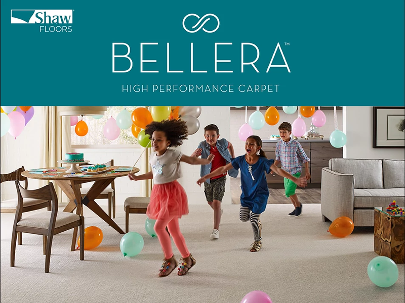 Bellera Carpet promo image of kids birthday party from Floors Of Wilmington in the Wilmington, NC area